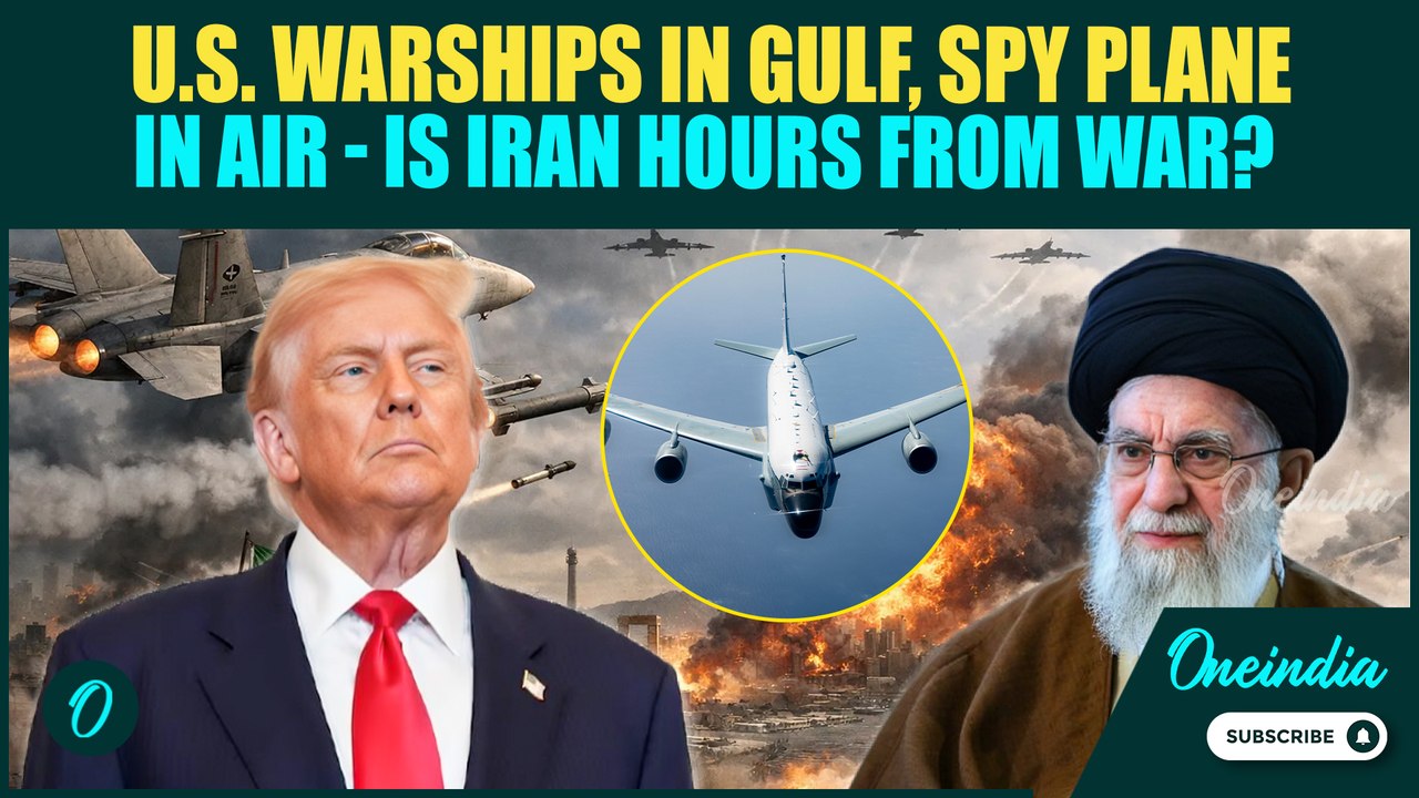 US Vs Iran War Trump’s CHILLING MOVE| U.S Spy Plane Enters Middle East as Nuclear Warships READY