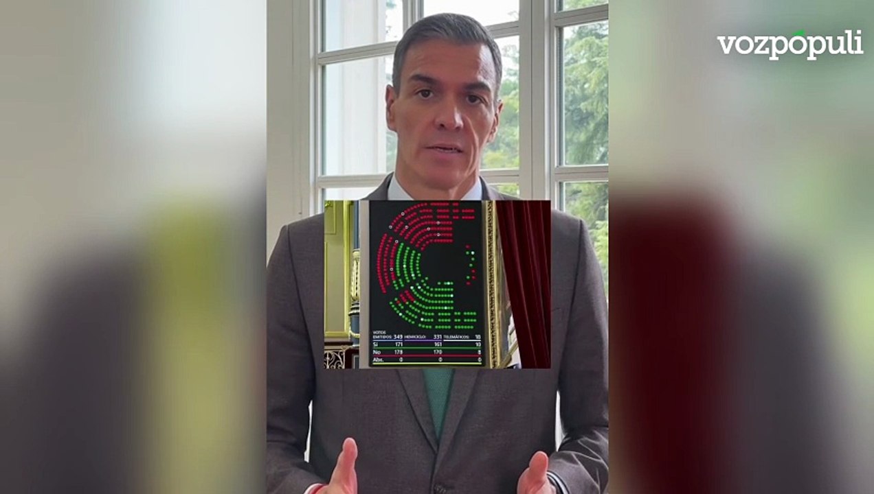 Pedro Sánchez se grabó criticando al PP... ¡2 horas antes de la votación!