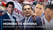 Morena se rompe. Quedan al descubierto los pleitos, golpes y divisiones internas I República Mx