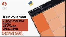 How to build a python streamlit app to Visualise NSE Index performance and its heatmap