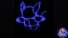 Wartortle neon draw