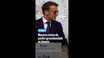 Emmanuel Macron tente de parler groenlandais et danois