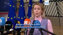 Kallas: Zmiana w stosunkach UE-USA jest 