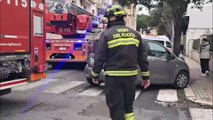 Via Buonarroti, intervengono i Vigili del Fuoco