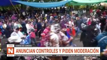 CORSO DE CORSOS, PIDEN MODERACIÓN