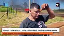Calor intenso y varias familias están sin agua hace una semana en Posadas