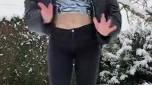 Jennie MMA in the Snow