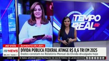 Dívida pública federal atinge R$ 8,6 trilhões em 2025; Denise Campos comenta | TEMPO REAL