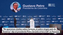 Petro: “No queremos misiles sobre Caracas, ni sobre ningún país de América”