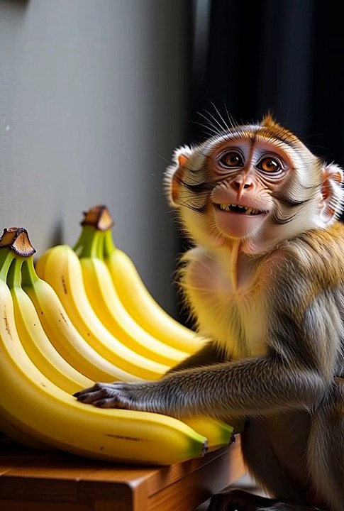 When monkey see the bananas 😂