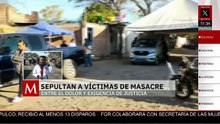 Entre lágrimas y clamor de justicia, sepultan a víctimas de masacre en Salamanca