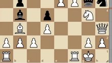 Capablanca vence a Schrader con un tenedor (1909)