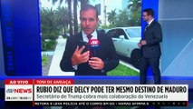 Marco Rubio diz que Delcy Rodríguez pode ter destino de Maduro