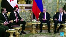 Ahmed al-Sharaa de visita en Moscú para hablar sobre las bases militares rusas en Siria