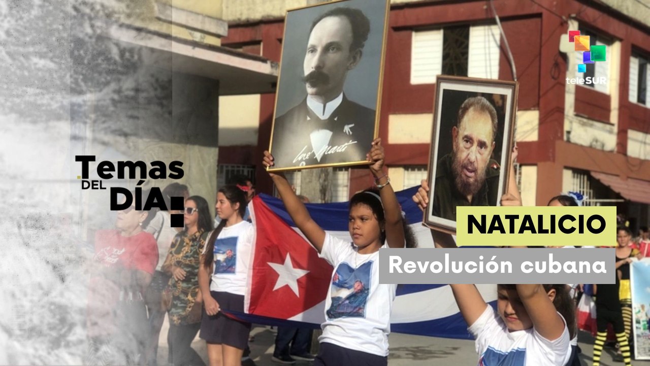 Gran desfile por el 173 aniversario de José Martí en Cuba