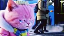 Pink Cat Saves Tourists from Avalanche!