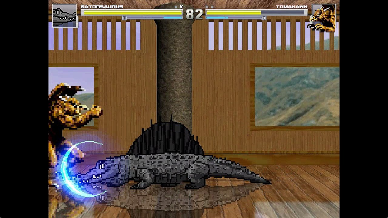 M.U.G.E.N (Arcade Mode) Gatorsaurus