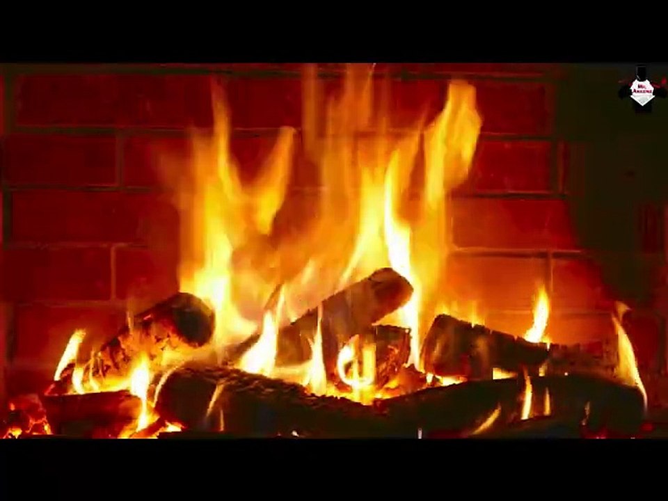 Fireplace Video 🔥 Crackling Logs & Soothing Ambience for Sleep, Study, Relaxation
