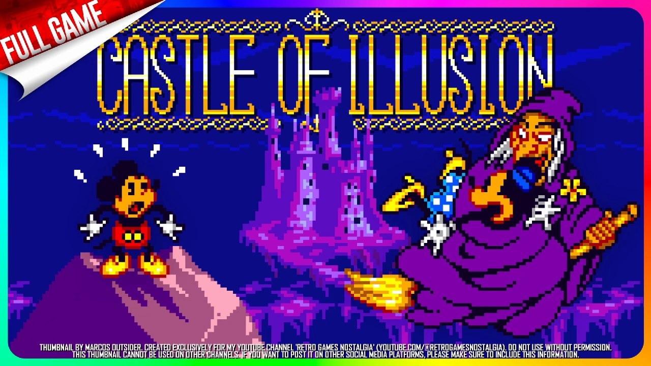 Castle of Illusion Starring Mickey Mouse (Master System - US, EU, BR) Longplay (100%)
