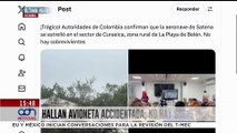 🚨¡Última Hora! Autoridades de Colombia confirman desplome de avioneta sin sobrevivientes