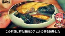 【豆知識】世界のゲテモノ料理　【Trivia News】World's Weirdest Foods