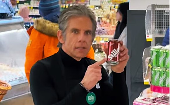 De Hollywood a vender gaseosas en supermercados, la nueva vida de Ben Stiller