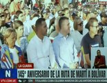 La Guaira | Venezolanos y cubanos conmemoran los 145 años de la Ruta de Martí a Bolívar