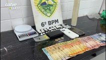 Abordagem da Cavalaria resulta na apreensão de drogas e detenção de dois jovens em Cascavel
