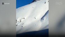 Backcountry Skier Triggers Avalanche in Shocking Video — and Narrowly Escapes Without Injury