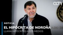 El hipócrita de Noroña, llama hipócritas a los medios