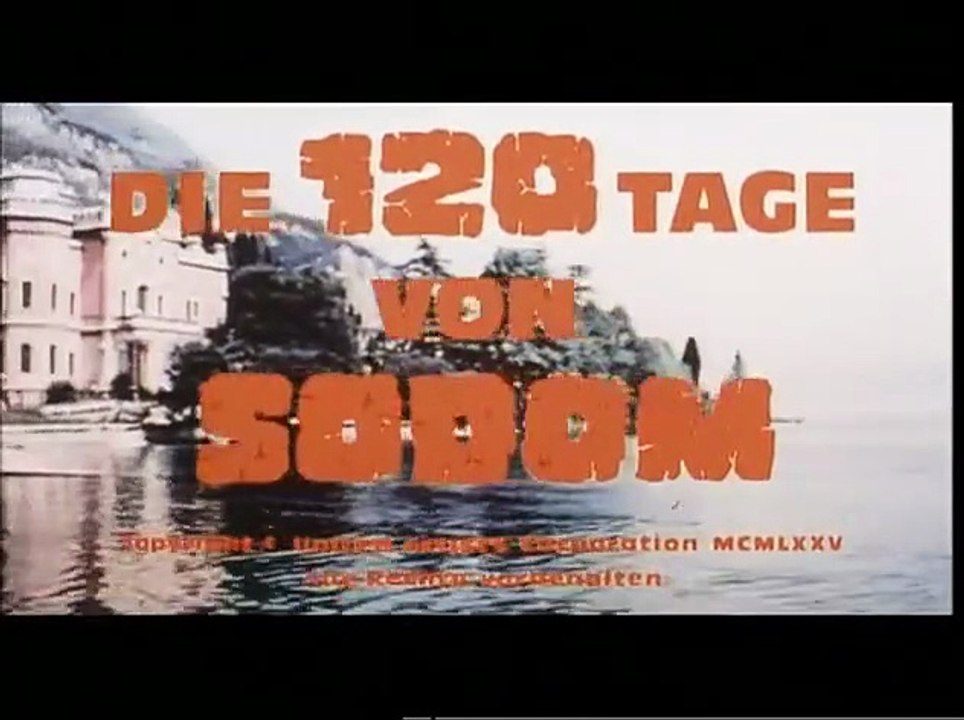 Die 120 Tage von Sodom Trailer DF
