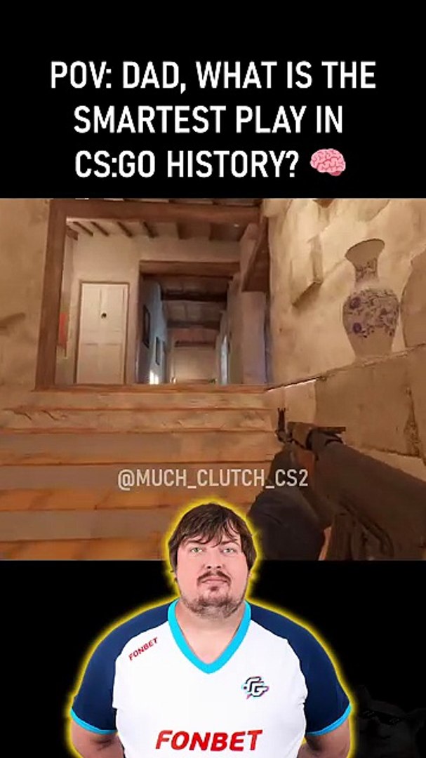 POV_ Dad, what is the smartest play in CS_GO_ 🧠 #cs2 #cs #csgo #pov #dosia #nade