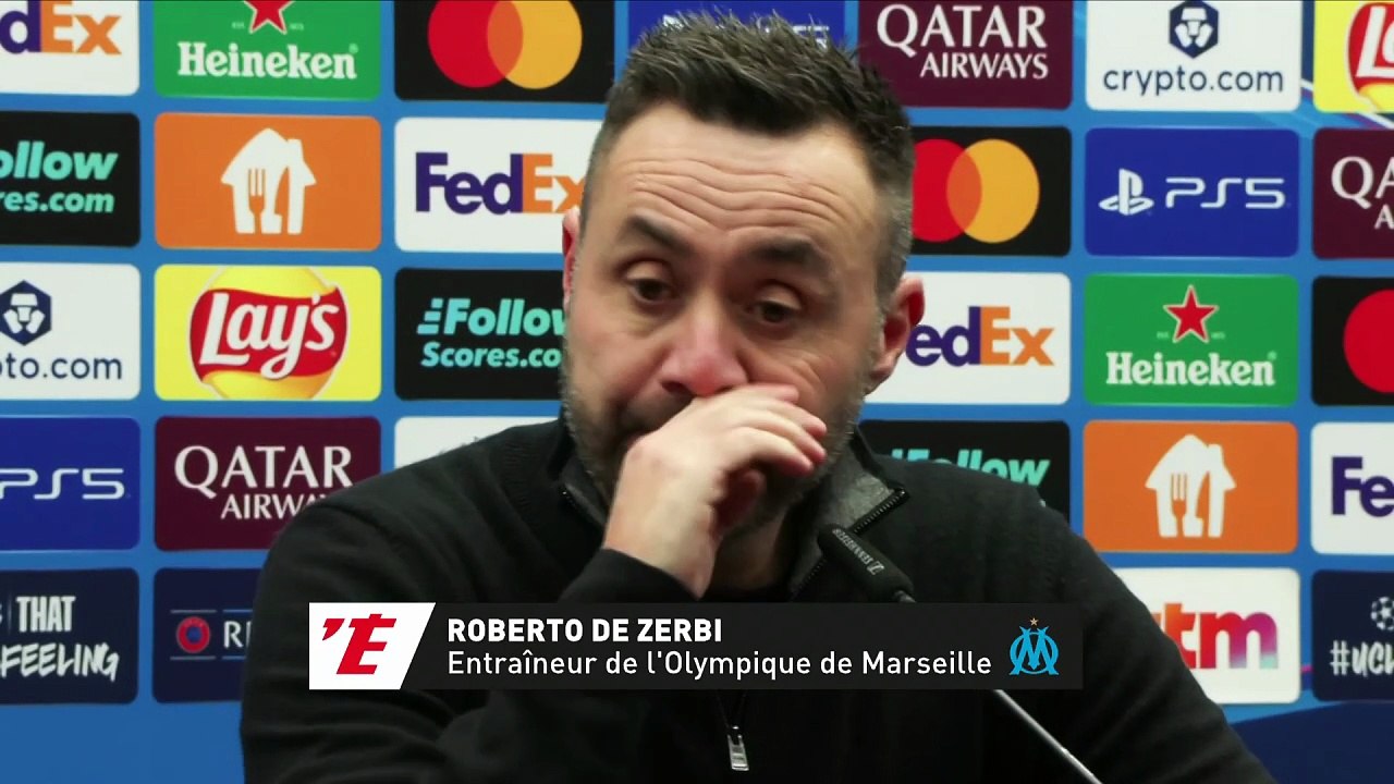 Roberto de Zerbi après l’élimination de l’OM en Ligue des champions : « On ne peut pas accepter ce qu’on a montré » - Foot - Ligue des champions - OM