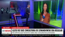 Caso Banco Master: Gleisi Hoffmann nega irregularidades na consultoria de Lewandowski