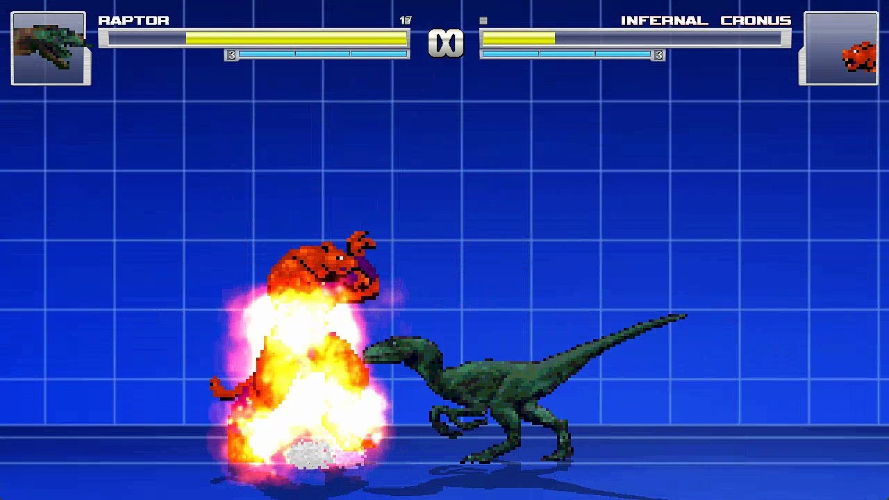M.U.G.E.N (Survival Mode) Raptor (Green) Longplay