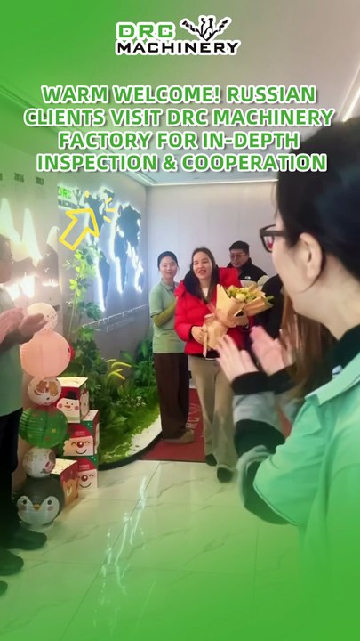 🌍 Warm Welcome! Russian Clients Visit DRC Machinery Factory for In-depth Inspection & Cooperation