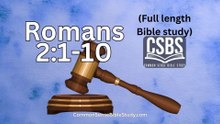 Romans 2:1-10 - God will judge everyone