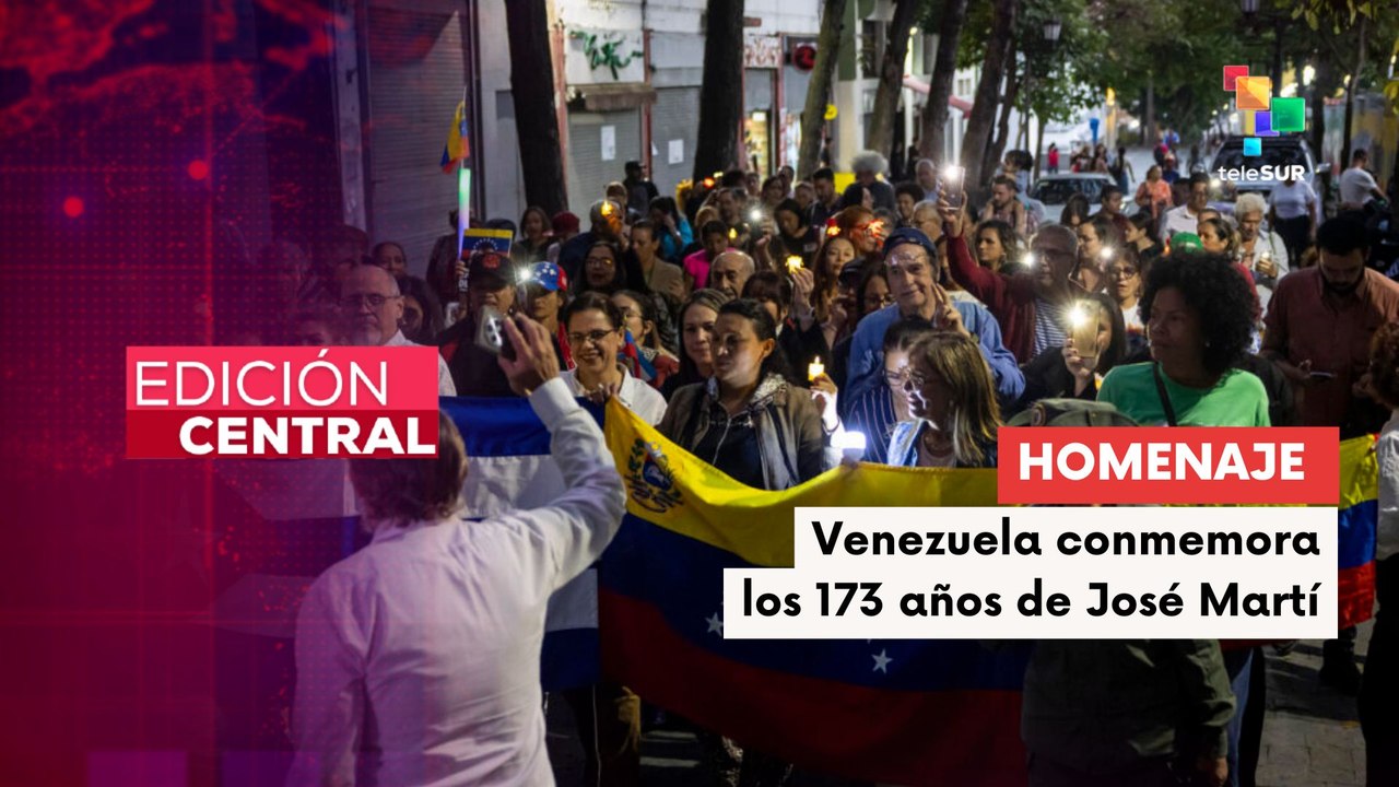 Venezuela rinde homenaje a José Martí en el 173 aniversario de su natalicio