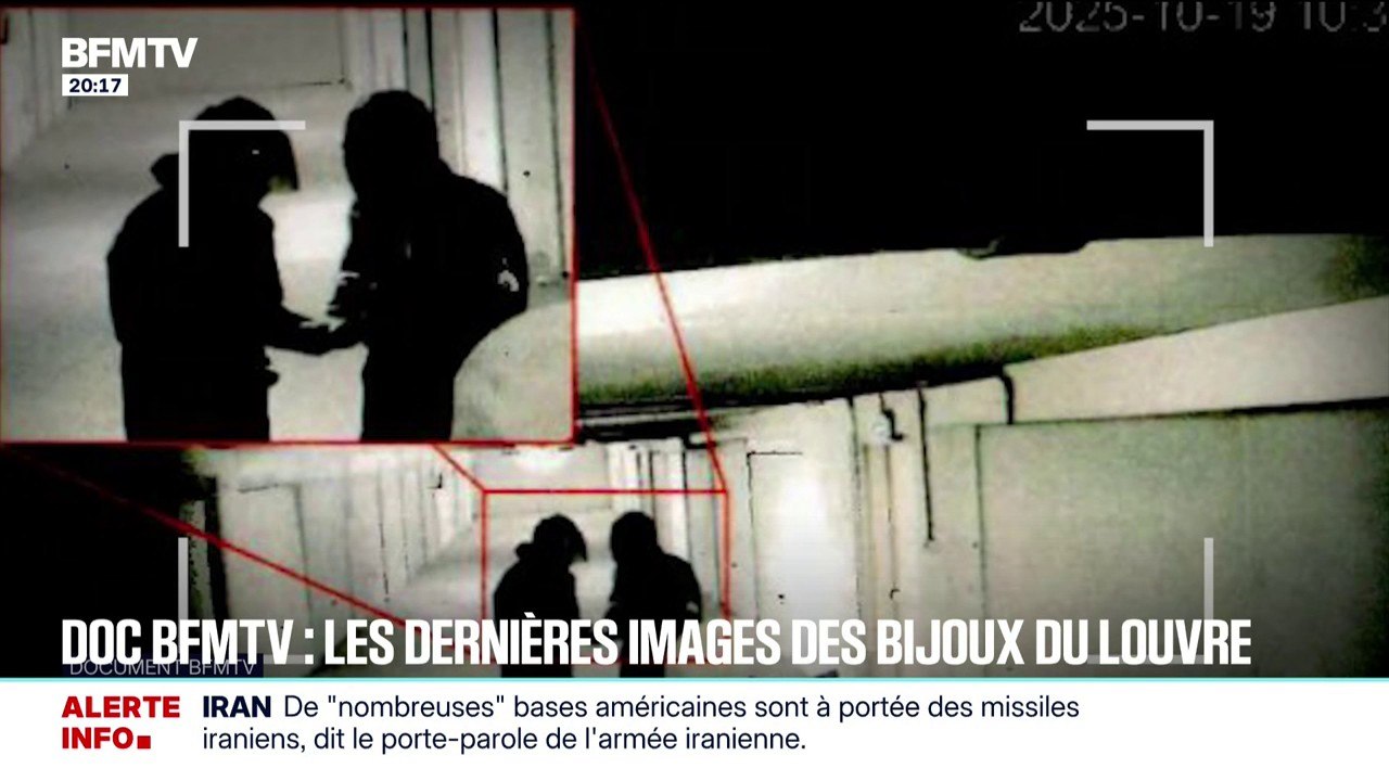 Les images des bijoux du Louvre filmées dans un garage d'Aubervilliers, une heure seulement après le casse