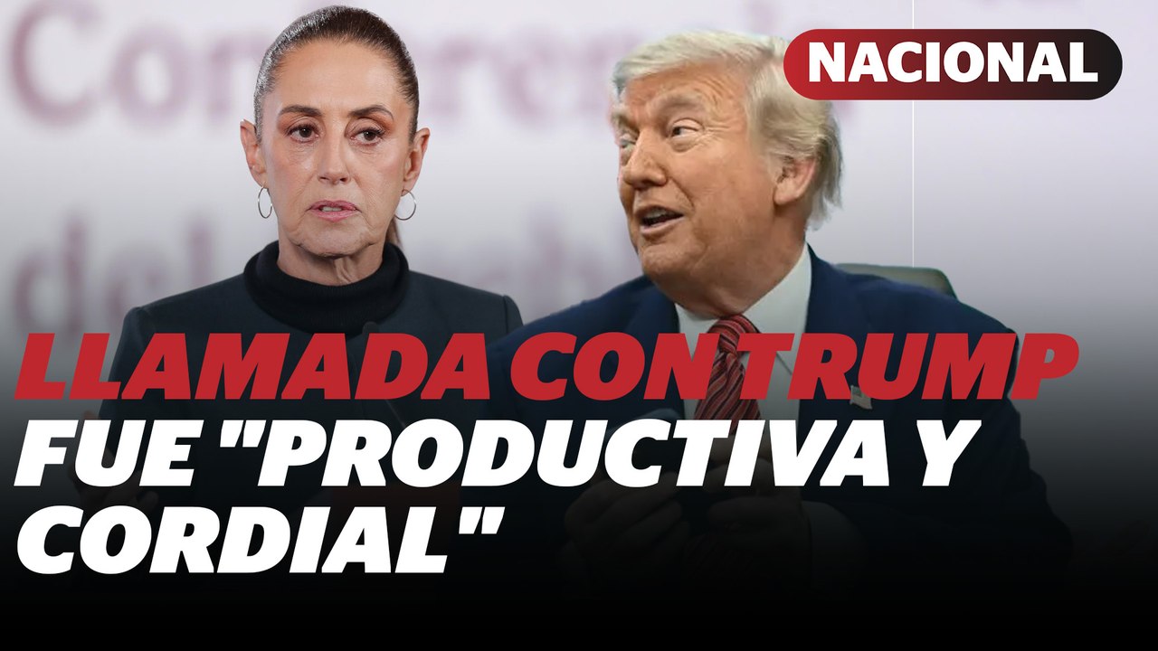 Sheinbaum sostiene una nueva llamada con Trump sobre seguridad y comercio | Reporte Indigo