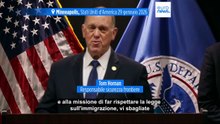 Lo "zar di frontiera" di Trump, Tom Homan, dice che sta ripristinando "legge e ordine" a Minneapolis