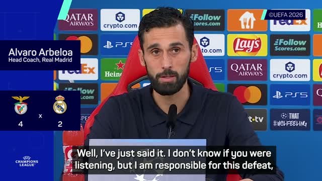 Arbeloa 'responsible' for Real Madrid loss at Benfica