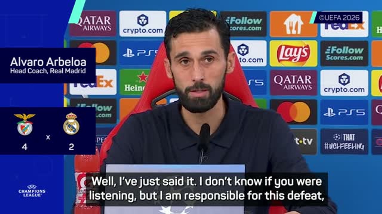 Arbeloa 'responsible' for Real Madrid loss at Benfica