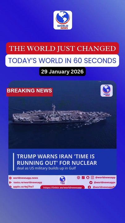 Trump warns Iran 'time is running out' for nuclear deal as US military builds up in Gulf