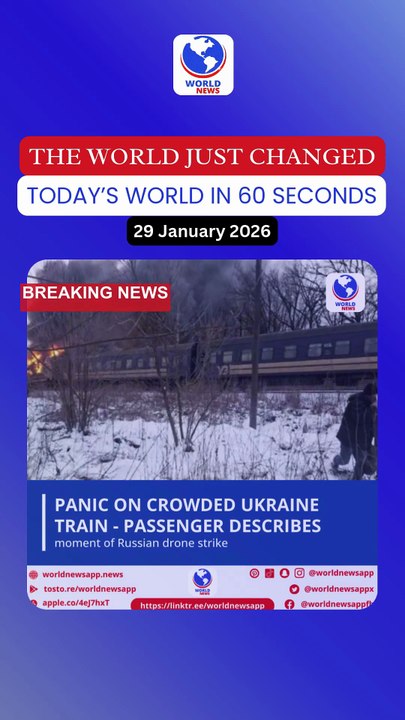 Panic on crowded Ukraine train - passenger describes moment of Russian drone strike