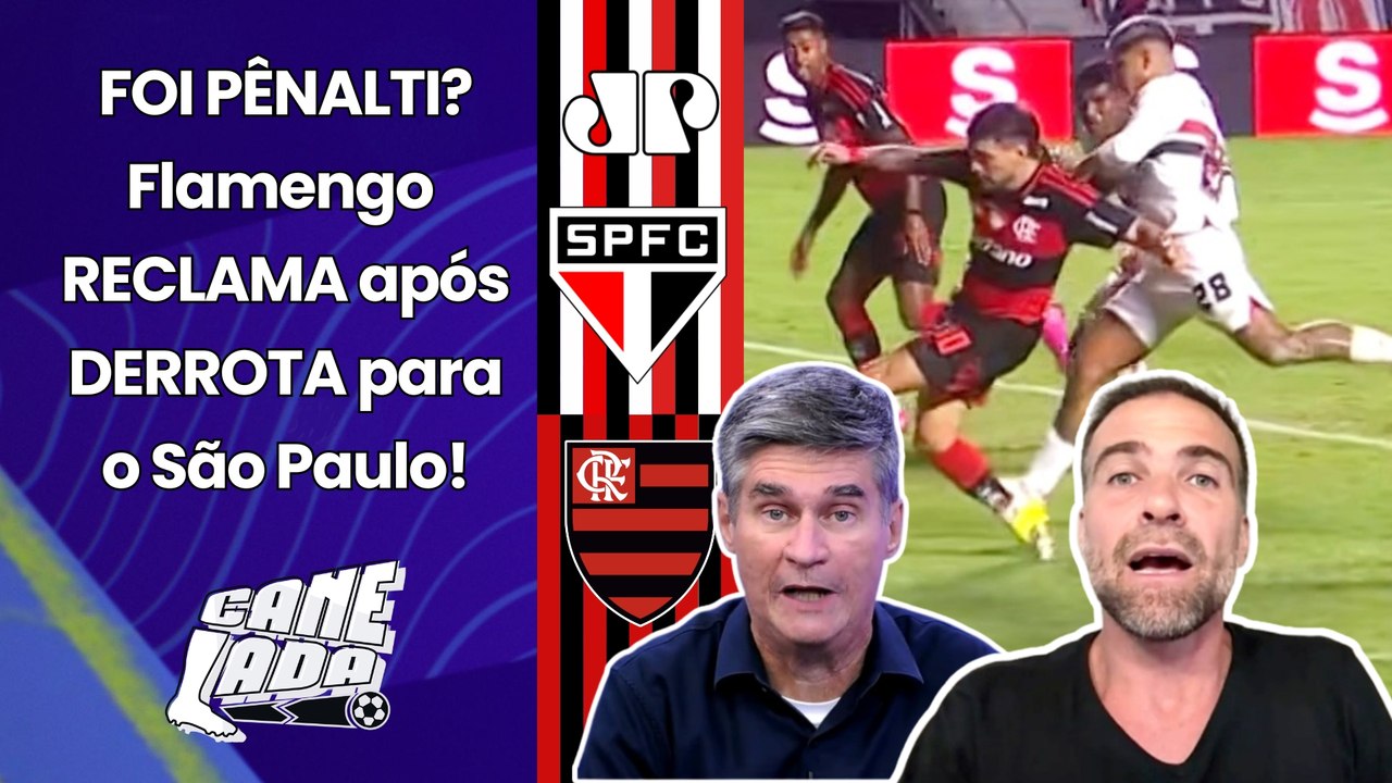 "CULPAR ARBITRAGEM??? PELO AMOR DE DEUS! O FLAMENGO contra SÃO PAULO..." FOI PÊNALTI no ARRASCAETA?