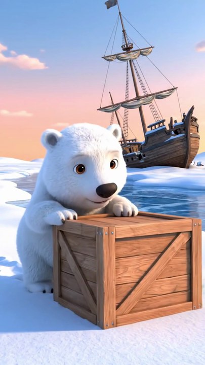 Polar Bear Cub Discovers a Secret Ship! Nursery Rhymes & Kids Songs | MBA Songs