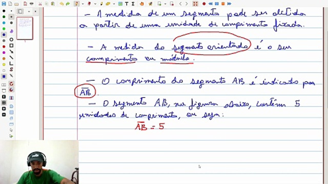 VETORES: Medida de Um Segmento | VET&GEO-A1.4