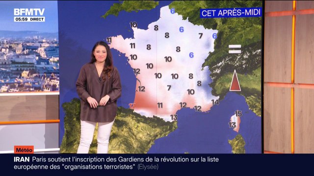De la pluie dans l'Ouest et des éclaircies sur le reste du pays, avec des températures comprises entre 6°C et 17°C... La météo de ce jeudi 29 janvier