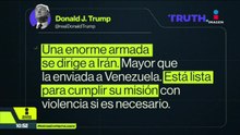 Trump amenazó a Irán con enviar una armada más grande que la que enviaron a Venezuela